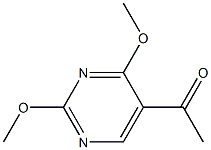 2,4-Dimethoxy-5-(methylcarbonyl)pyrimidine Structure