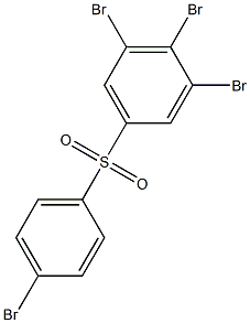 3,4,5-Tribromophenyl 4-bromophenyl sulfone 구조식 이미지