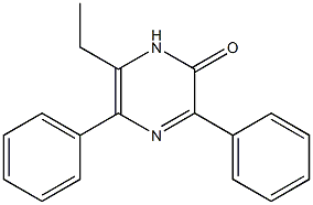 3-Phenyl-5-phenyl-6-ethylpyrazin-2(1H)-one 구조식 이미지