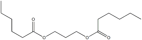 Dihexanoic acid 1,3-propanediyl ester 구조식 이미지