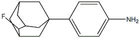 2-Fluoro-5-(4-aminophenyl)adamantane Structure