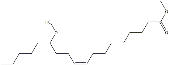 Methyl 13-hydroperoxy-cis-9,trans-11-octadecadienoate Structure