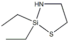 2,2-Diethyl-1-thia-3-aza-2-silacyclopentane 구조식 이미지