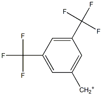 3,5-Di(trifluoromethyl)benzyl cation Structure