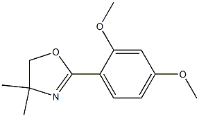 2-(2,4-Dimethoxyphenyl)-4,4-dimethyl-2-oxazoline Structure