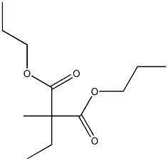 Ethylmethylmalonic acid dipropyl ester 구조식 이미지