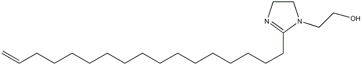 2-(16-Heptadecenyl)-2-imidazoline-1-ethanol 구조식 이미지