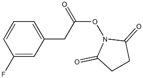 3-Fluorobenzeneacetic acid succinimidyl ester Structure