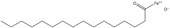 Palmitoyliron(III) oxide 구조식 이미지