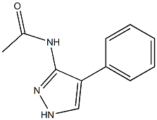 N-(4-Phenyl-1H-pyrazol-3-yl)acetamide 구조식 이미지