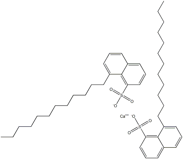 Bis(8-dodecyl-1-naphthalenesulfonic acid)calcium salt Structure