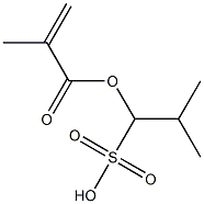 1-(Methacryloyloxy)-2-methyl-1-propanesulfonic acid Structure
