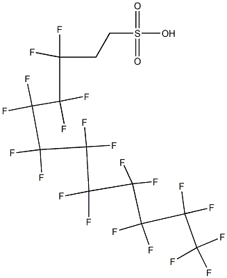 3,3,4,4,5,5,6,6,7,7,8,8,9,9,10,10,11,11,12,12,12-Henicosafluoro-1-dodecanesulfonic acid 구조식 이미지