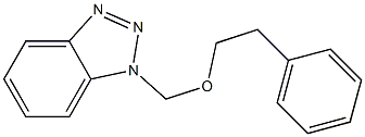 1-(2-Phenylethoxymethyl)-1H-benzotriazole 구조식 이미지