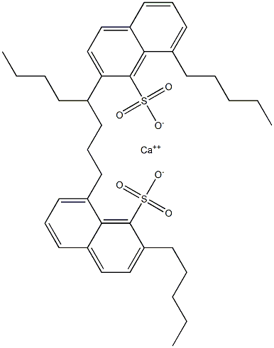 Bis(2,8-dipentyl-1-naphthalenesulfonic acid)calcium salt 구조식 이미지