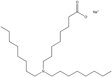 8-(Dioctylamino)octanoic acid sodium salt 구조식 이미지