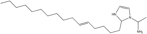 1-(1-Aminoethyl)-2-(5-hexadecenyl)-4-imidazoline 구조식 이미지