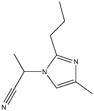 1-(1-Cyanoethyl)-4-methyl-2-propyl-1H-imidazole Structure