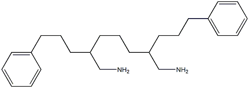 2,6-Bis(3-phenylpropyl)heptane-1,7-diamine 구조식 이미지