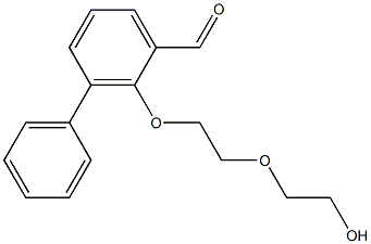 3-Phenyl-2-[2-(2-hydroxyethoxy)ethoxy]benzaldehyde 구조식 이미지