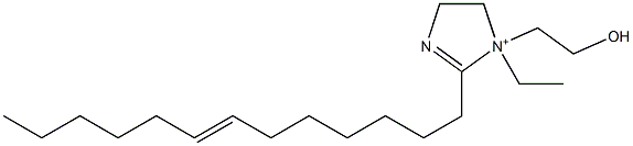 1-Ethyl-1-(2-hydroxyethyl)-2-(7-tridecenyl)-2-imidazoline-1-ium 구조식 이미지