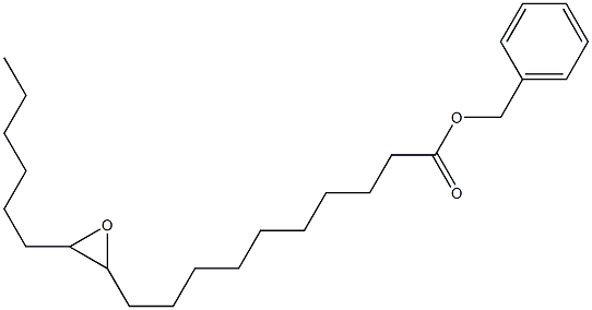 11,12-Epoxystearic acid benzyl ester 구조식 이미지