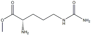 N5-(Aminocarbonyl)-L-ornithine methyl ester 구조식 이미지