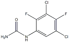 1-(3,5-Dichloro-2,4-difluorophenyl)urea Structure