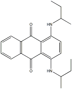 1,4-Bis(sec-butylamino)anthraquinone Structure