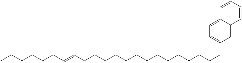 2-(15-Docosenyl)naphthalene Structure