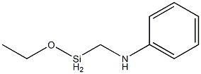 Ethoxy(phenylaminomethyl)silane 구조식 이미지