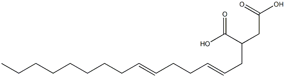 (2,6-Pentadecadienyl)succinic acid Structure