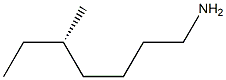 [S,(+)]-5-Methylheptylamine Structure