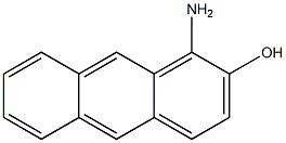 1-Amino-2-hydroxyanthracene 구조식 이미지