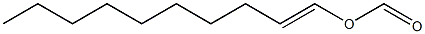 Formic acid 1-decenyl ester 구조식 이미지