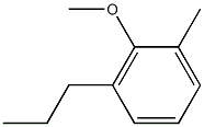 1-Methoxy-2-methyl-6-propylbenzene Structure