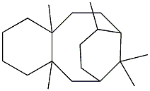 Tetradecahydro-4a,9,12a,13,13-pentamethyl-6,10-methanobenzocyclodecene Structure