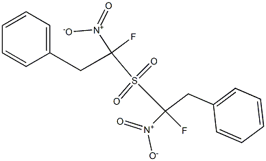 Phenyl(1-fluoro-1-nitroethyl) sulfone 구조식 이미지