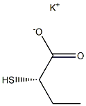 [S,(+)]-2-Mercaptobutyric acid potassium salt 구조식 이미지