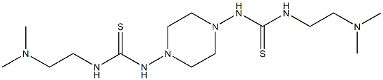 1,1'-(1,4-Piperazinediyl)bis[3-[2-(dimethylamino)ethyl]thiourea] 구조식 이미지