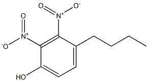 4-Butyl-2,3-dinitrophenol Structure