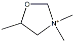 3,3,5-Trimethyloxazolidin-3-ium Structure
