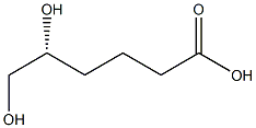 (R)-5,6-Dihydroxyhexanoic acid Structure