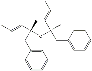 (+)-Benzyl[(E,R)-1-methyl-2-butenyl] ether Structure