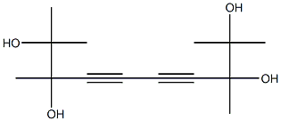 2,3,8,9-Tetramethyl-4,6-decadiyne-2,3,8,9-tetrol Structure