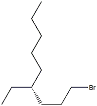 [R,(-)]-1-Bromo-4-ethylnonane Structure