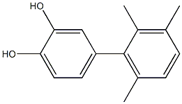 4-(2,3,6-Trimethylphenyl)benzene-1,2-diol Structure