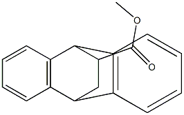 9,10-Dihydro-9,10-ethanoanthracene-11-carboxylic acid methyl ester Structure