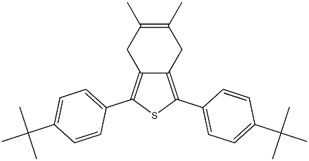 4,7-Dihydro-5,6-dimethyl-1,3-di[4-(tert-butyl)phenyl]benzo[c]thiophene Structure