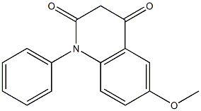 1-(Phenyl)-6-methoxyquinoline-2,4(1H,3H)-dione Structure